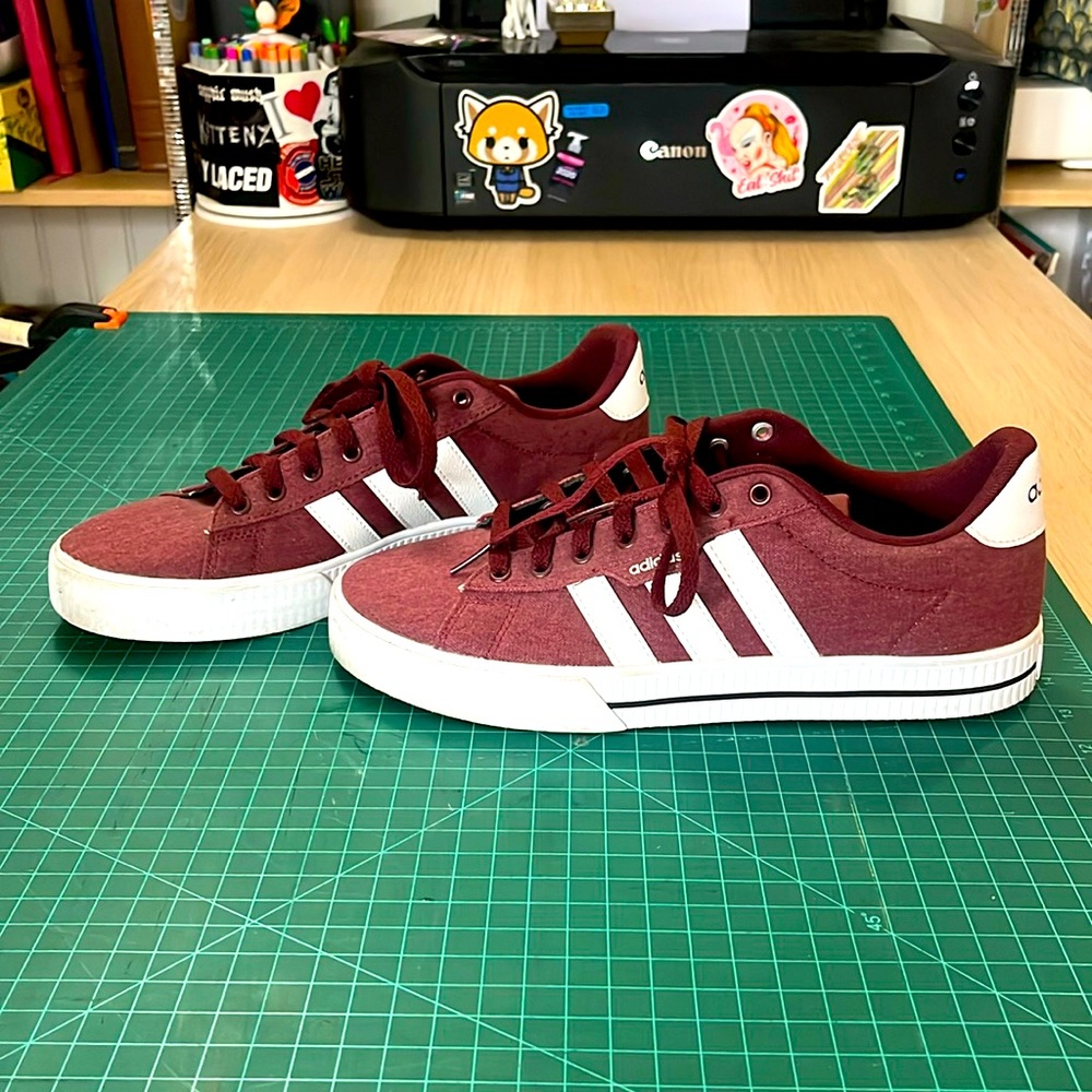 Burgundy Adidas